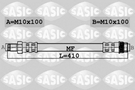 Шлангопровод SASIC 6604036 (фото 1)