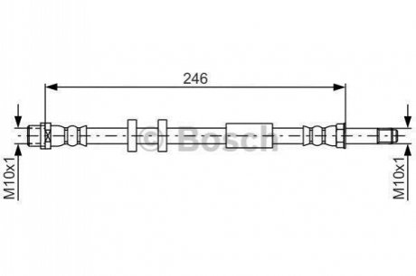 BRAKE HOSES BOSCH 1 987 481 714