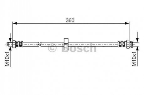 BRAKE HOSES BOSCH 1 987 481 002 (фото 1)