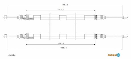 Автозапчасть ADRIAUTO 41.0287.1