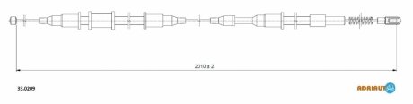 Автозапчастина ADRIAUTO 33.0209 (фото 1)