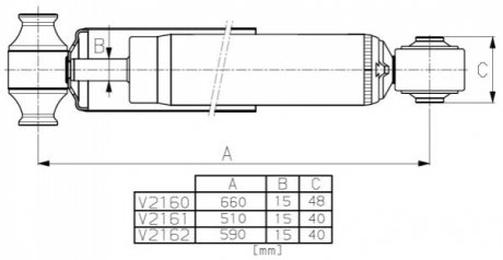 Амортизатор MONROE V2162