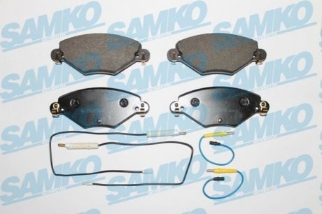 Комплект тормозных колодок дисковый тормоз SAMKO 5SP793