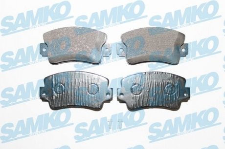 Гальмівні колодки, дискове гальмо (набір) SAMKO 5SP731