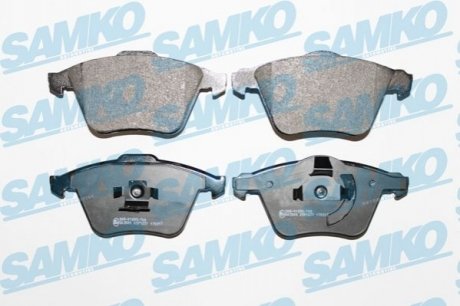 Комплект тормозных колодок дисковый тормоз SAMKO 5SP1277