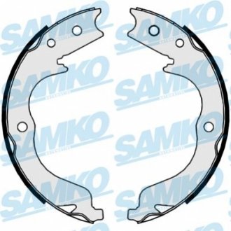 Комплект тормозных колодок стояночная тормозная система SAMKO 89860