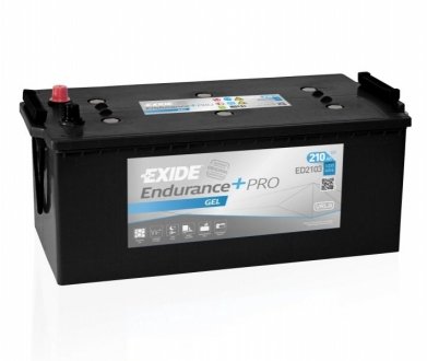 Акумулятор 210Аh-12v ENDURANCE+PRO GEL (518х274х240),полярність зворотня (3),EN1030 гелевий EXIDE ED2103