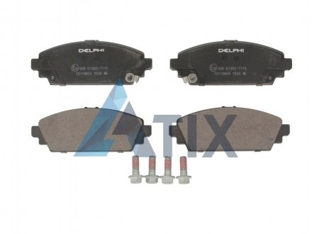 Комплект тормозных колодок дисковый тормоз Delphi LP1526 (фото 1)
