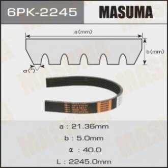 Автозапчастина MASUMA 6PK2245