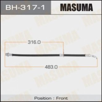 Автозапчастина MASUMA BH-317-1 (фото 1)