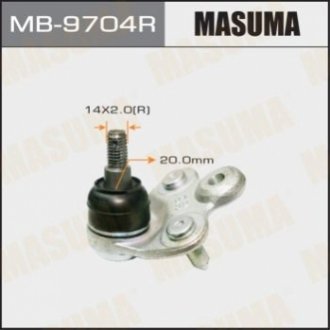 Опора шаровая MASUMA MB-9704R (фото 1)