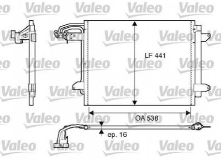 КОНДЕНСАТОР Valeo 817806