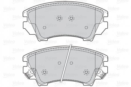 Гальмвн колодки дисков FIRST CAMARO FR Valeo 302117 (фото 1)