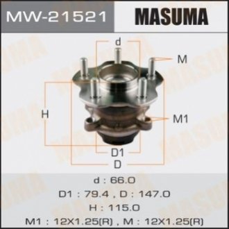 Автозапчастина MASUMA MW21521 (фото 1)