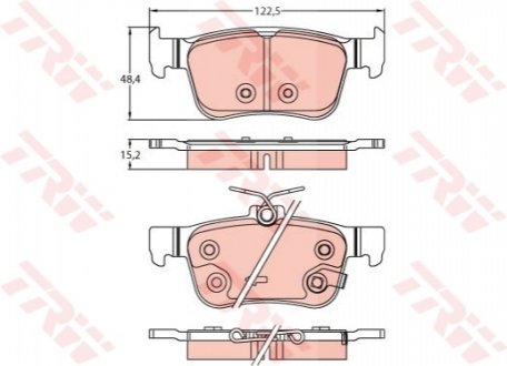 Автозапчасть TRW GDB2256