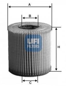 Oil filters UFI 25.091.00