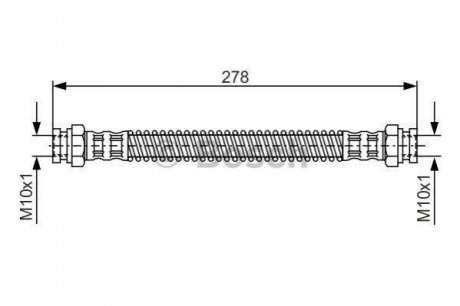 BRAKE HOSES BOSCH 1 987 476 850