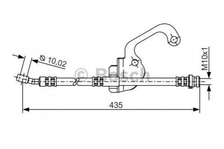 BRAKE HOSES BOSCH 1 987 481 299