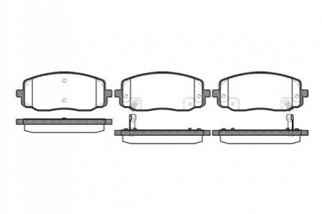 Колодки гальмівні диск. перед. (Remsa) Hyundai i10, Kia Picanto 11> WOKING P10333.02