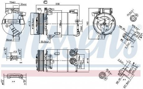 Компресор кондиціонера First Fit NISSENS 890213