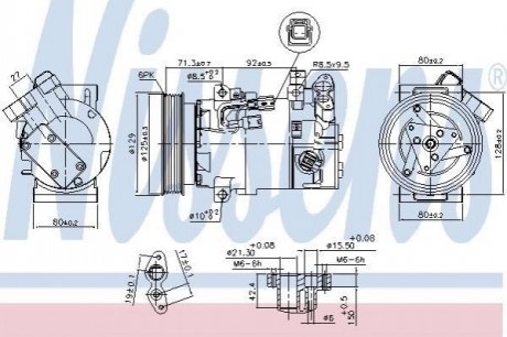 Компрессор NISSENS 890586