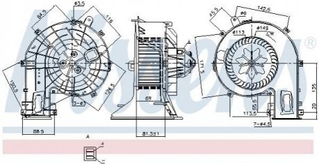 ВЕНТИЛЯТОР NISSENS 87401