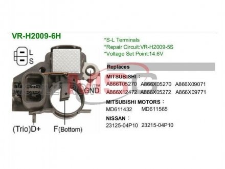 Регулятор MOBILETRON VR-H2009-6H