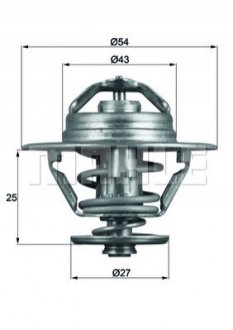 ТЕРМОСТАТ MAHLE / KNECHT TX9374D (фото 1)