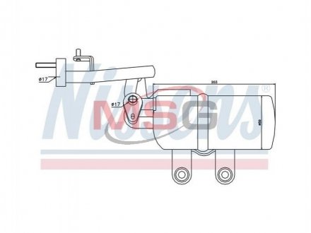 Осушувач кондиціонера NISSENS 95332