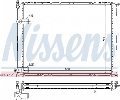 Радиатор. NISSENS 63943A