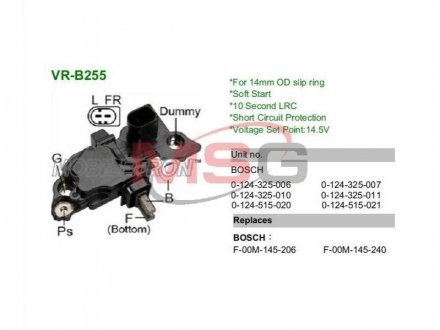 Регулятор напруги генератора MOBILETRON VRB255