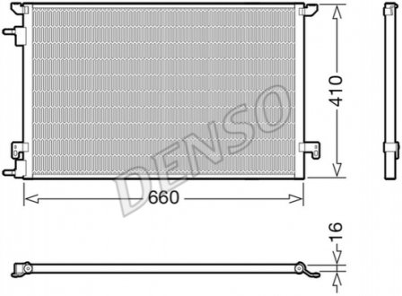 КОНДЕНСЕР КОНДИЦОНЕРА DENSO DCN20045