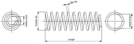 Пружина MONROE SP4111