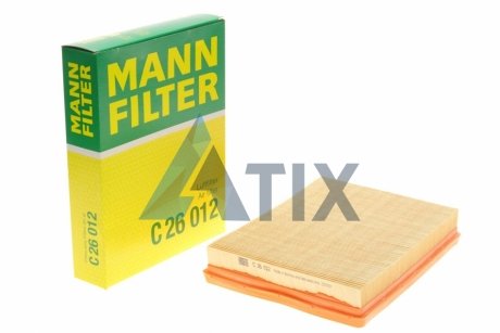 Фільтр повітряний -FILTER C 26 012 MANN C26012 (фото 1)