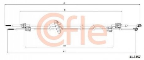 Трос COFLE 11.3357