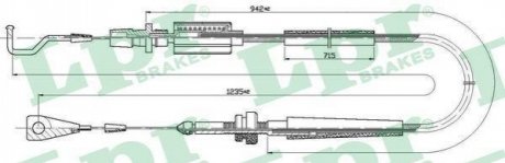 Трос акселератора LPR C0030A