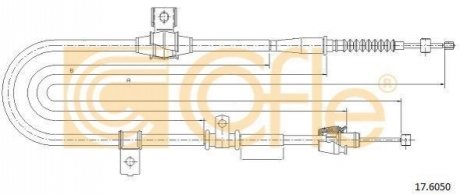 Трос COFLE 17.6050 (фото 1)