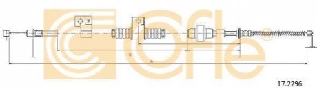 Трос COFLE 17.2296