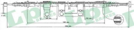Трос LPR C0395B