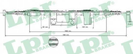 Трос LPR C0396B