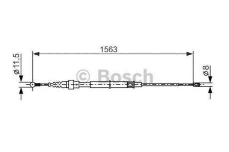 Трос BOSCH 1 987 477 891 (фото 1)