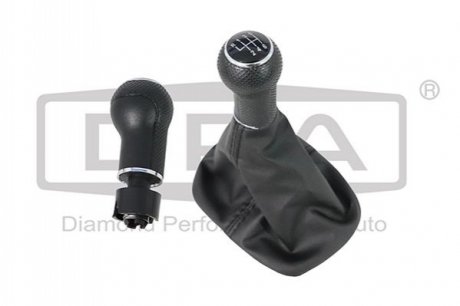 Ручка КПП с пыльником черный 6 ступ VW BORA (99-02),GOLF (98-06)/Seat Leon (00-01),Toledo (99-01) (7 DPA 77111640802 (фото 1)