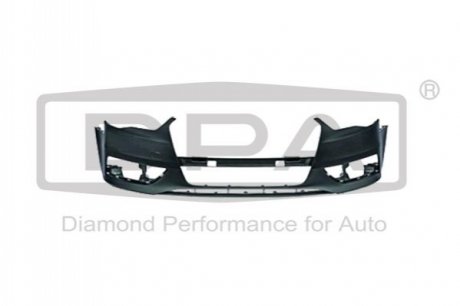 Бампер передний с омывателем и с помощью при парковке (2 отверстия под радар) (грунт) Audi A3 (12-) DPA 88071818702