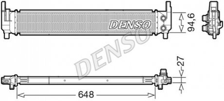 РАДАТОР ОХОЛОДЖУВАННЯ DENSO DRM02042