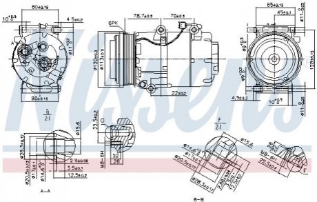 Компрессор кондиционер NISSENS 89388