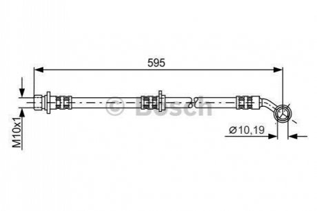 Шланг гальмівний BOSCH 1 987 481 027