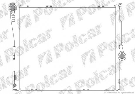 Радиатор АКПП FORD COUGAR 98-99 MONDEO 2.5I 24V 95-97 4G32 Polcar 2055081