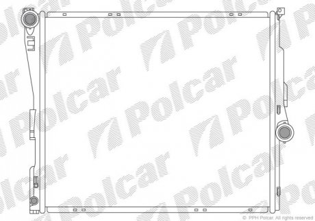 Радиатор АКПП FORD COUGAR 98-99 MONDEO 2.5I 24V 95-97 4G32 Polcar 2055081 (фото 1)