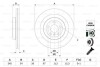 TARCZA HAM. DB T. W166/C292/X166 3,0/5,5 4-MATIC 12-19 BOSCH 0986479F69 (фото 1)