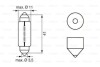 Лампа 24V софитная C5W24V 5W SV8.5-8 BOSCH 1987302520 (фото 6)